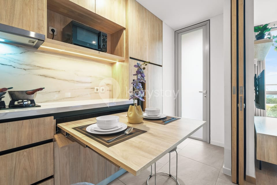 Apartment, 1 Bedroom, City View | Dining room