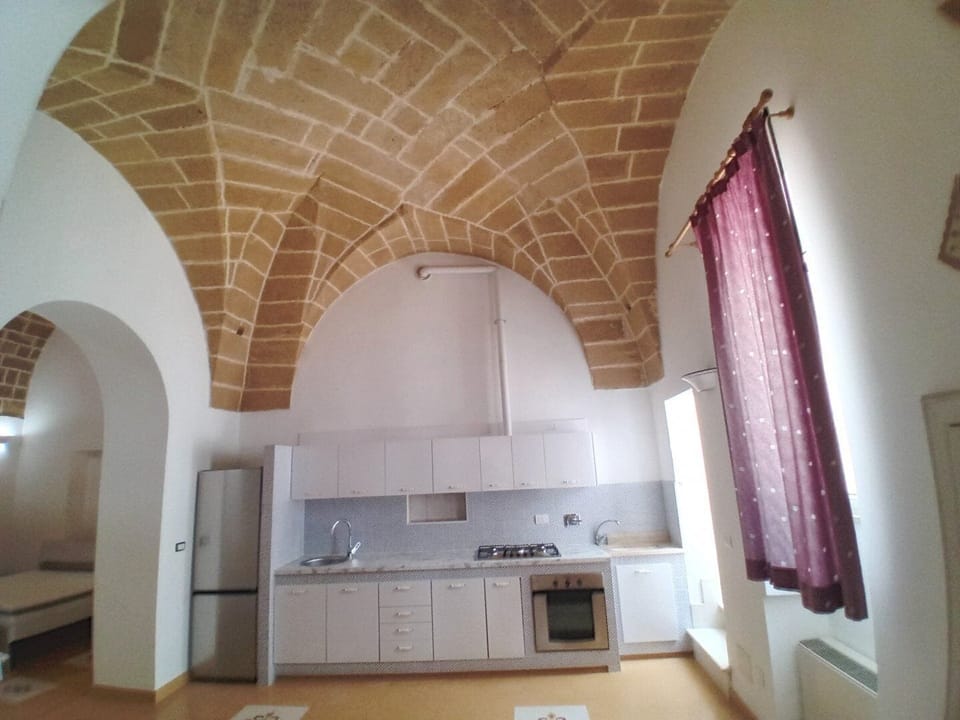 Comfort Apartment, Sea View | Private kitchen | Shared fridge