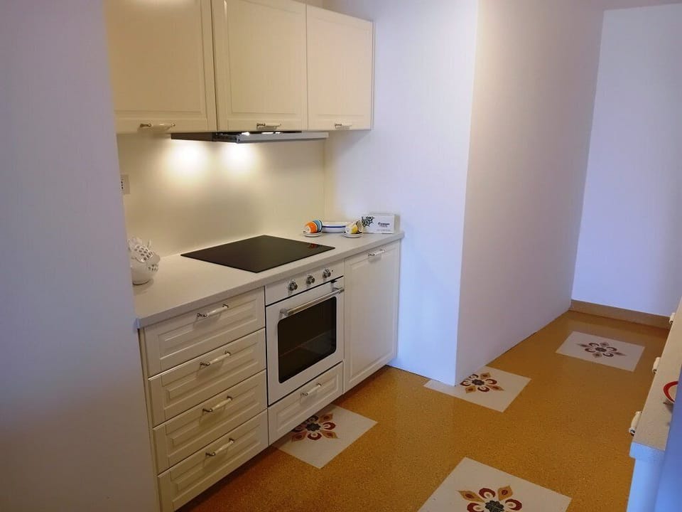 Comfort Apartment, Sea View | Private kitchen | Shared fridge