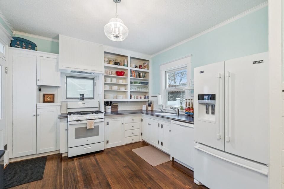 Cook your meals at home or prepare your morning coffee in our fully stocked kitchen