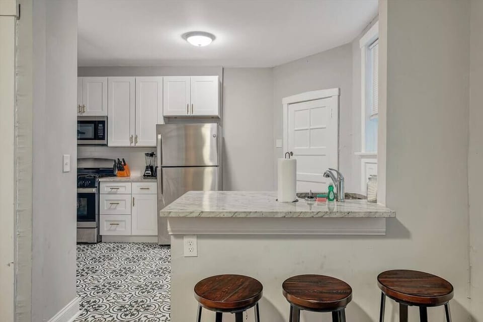 Fully stocked kitchen