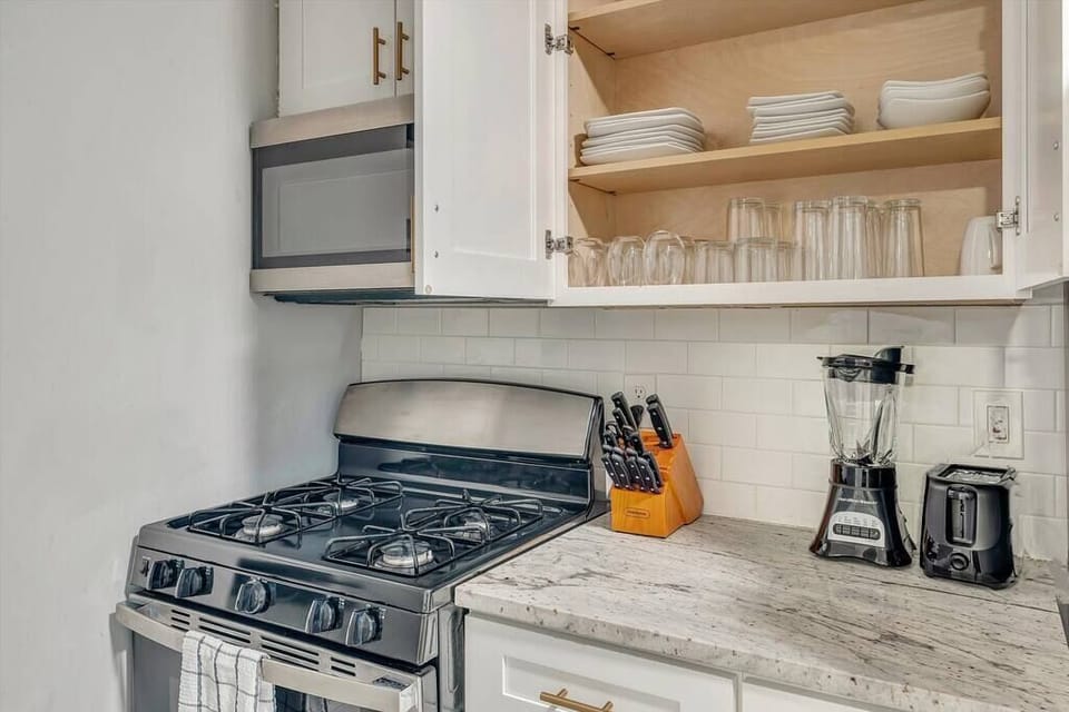 Fully stocked kitchen