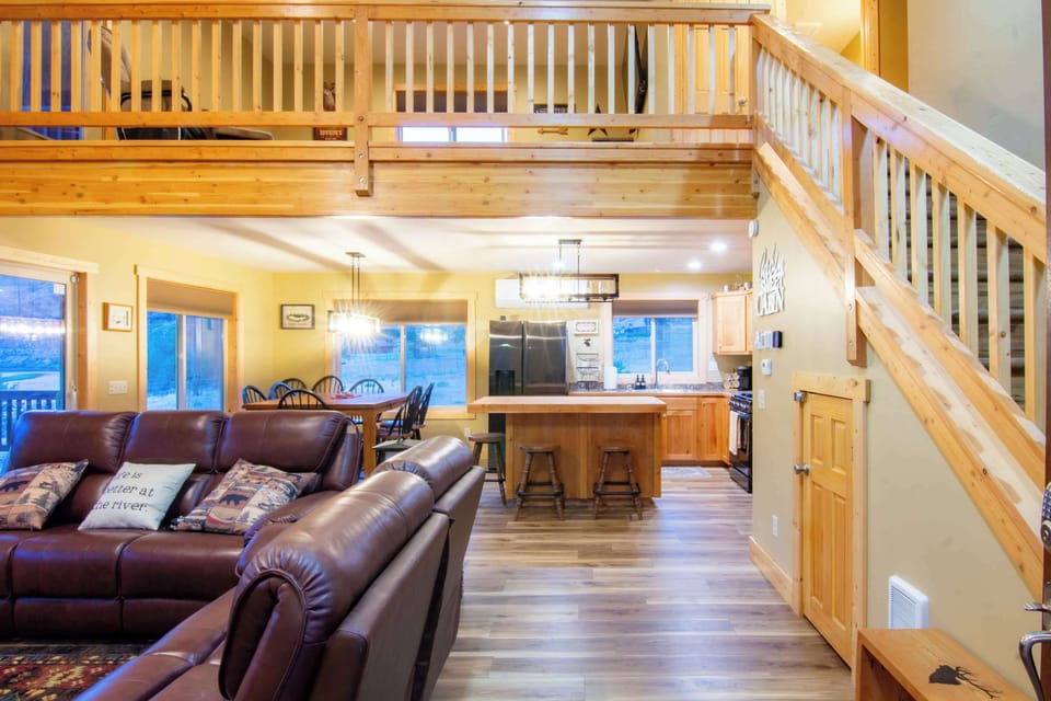 View to kitchen from dining room