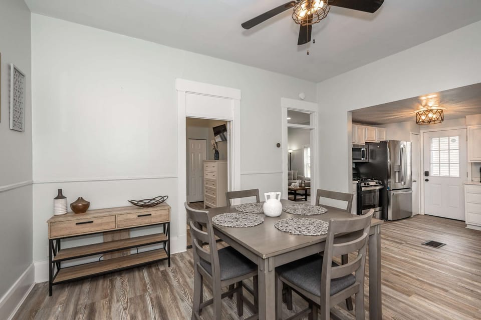 Make mealtime memories together at the dining table, seating 4​