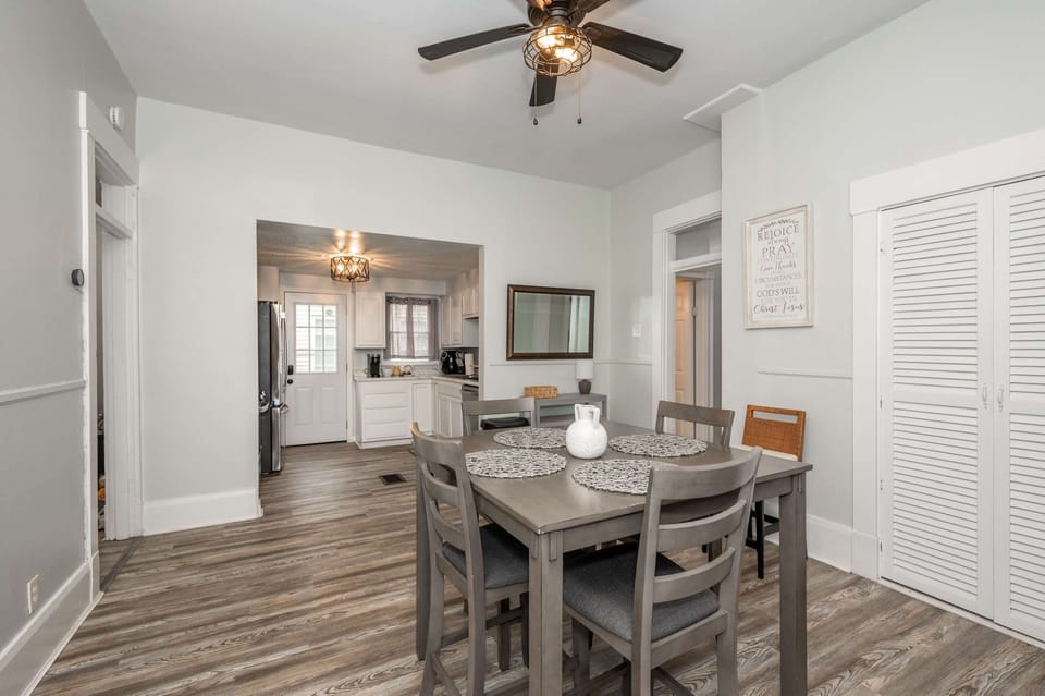 Make mealtime memories together at the dining table, seating 4​