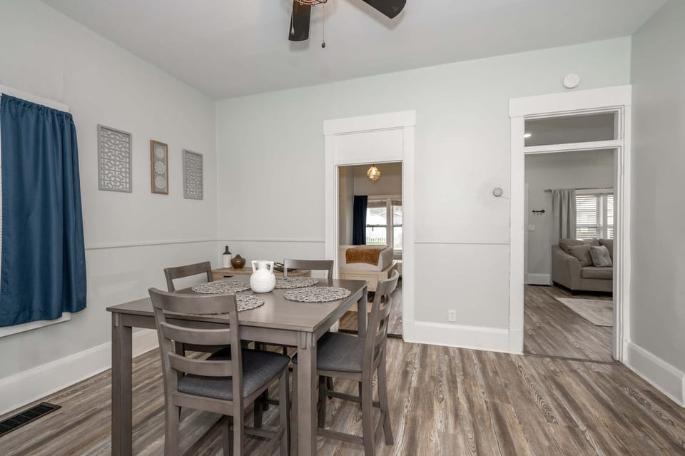 Make mealtime memories together at the dining table, seating 4​