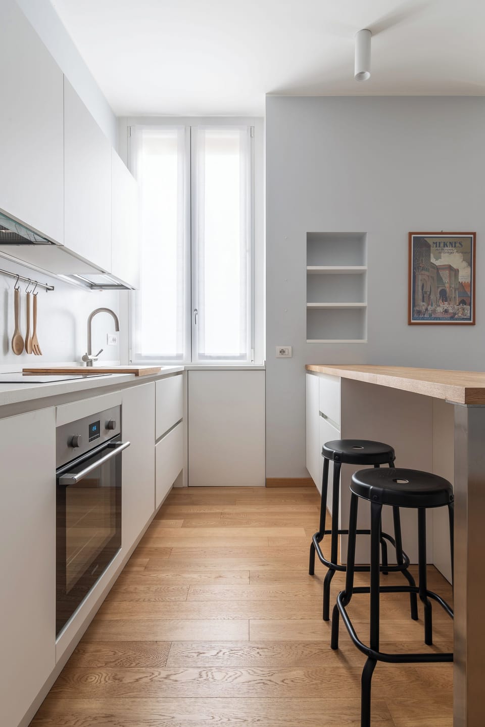 Apartment | Private kitchen | Full-size fridge, stovetop, dishwasher, espresso maker