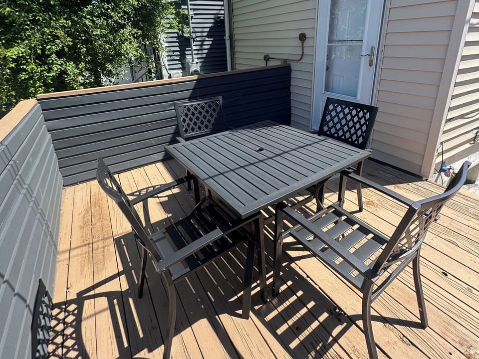 Backyard patio