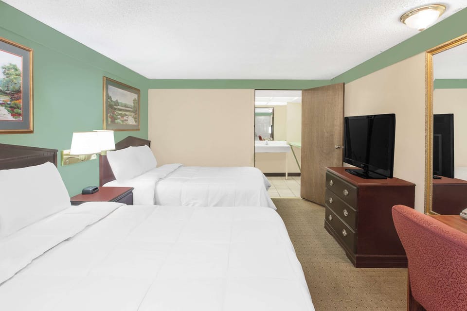 Room, 2 Queen Beds, Non Smoking | Desk, iron/ironing board, rollaway beds, free WiFi