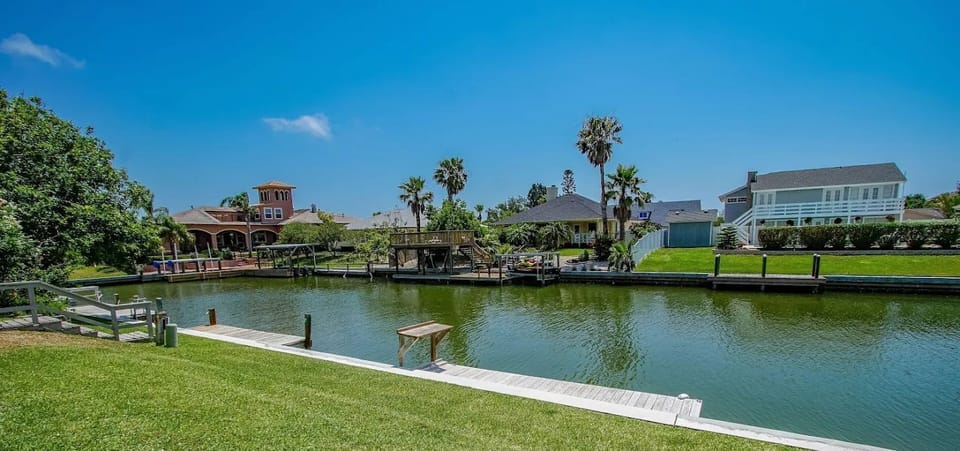 Tranquil canal views surround the peaceful residential setting at Puente Vista.