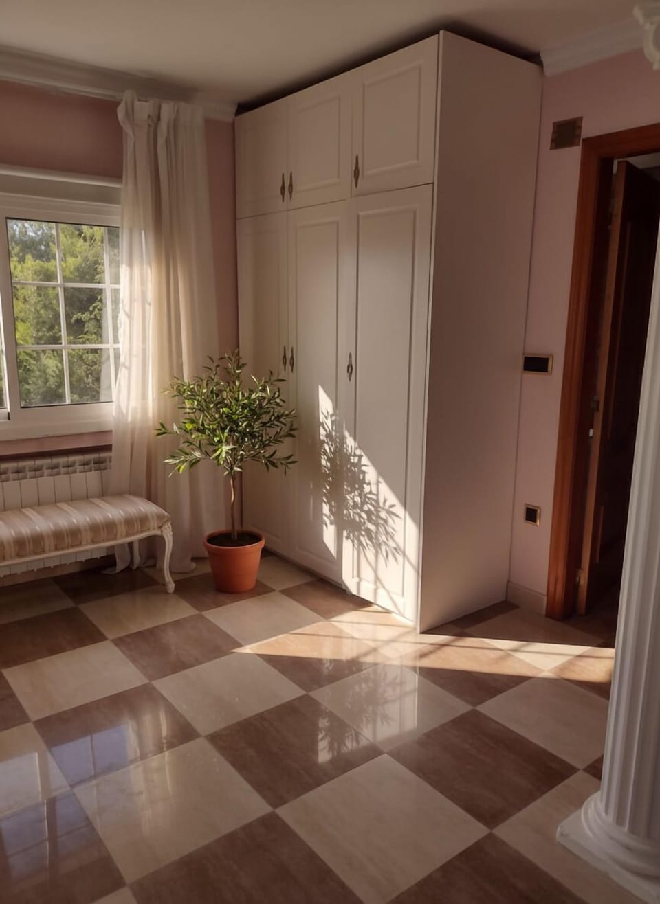 Bright Corner with Wardrobe