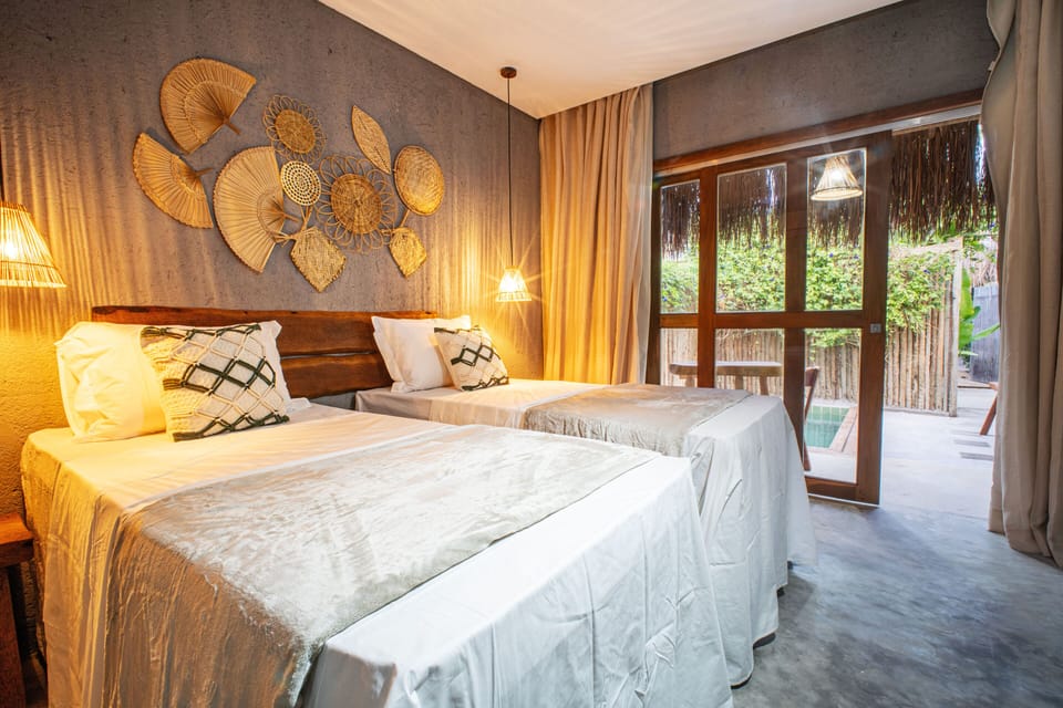 Standard Twin Room, Pool View | Minibar, in-room safe, free WiFi