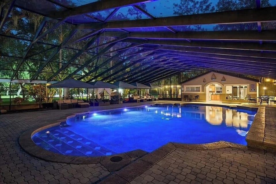 Take a refreshing dip or enjoy an evening swim under the lights.