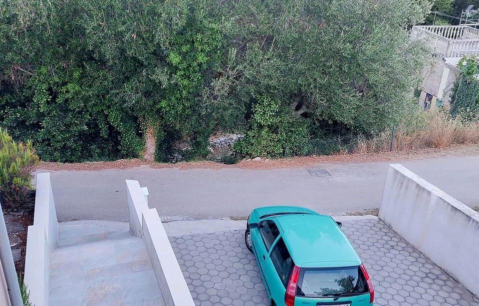 outside