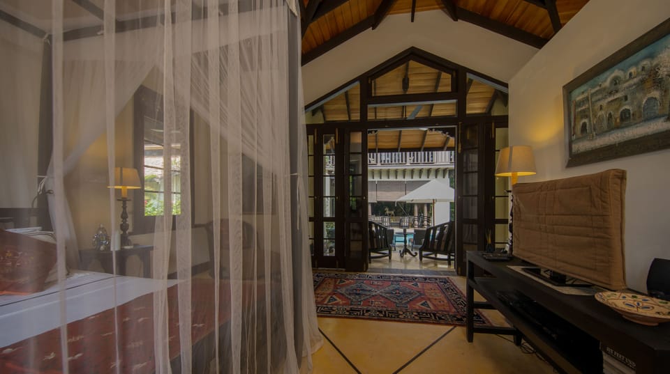 Deluxe Double Room, Poolside | Minibar, in-room safe, individually decorated, individually furnished