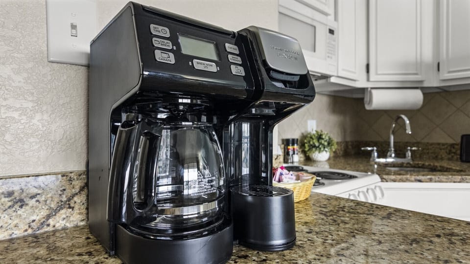 Enjoy both drip coffee and Keurig options—perfect for every kind of morning routine.