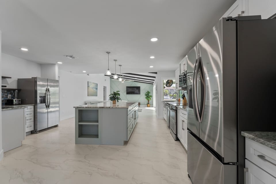 Large functional kitchen