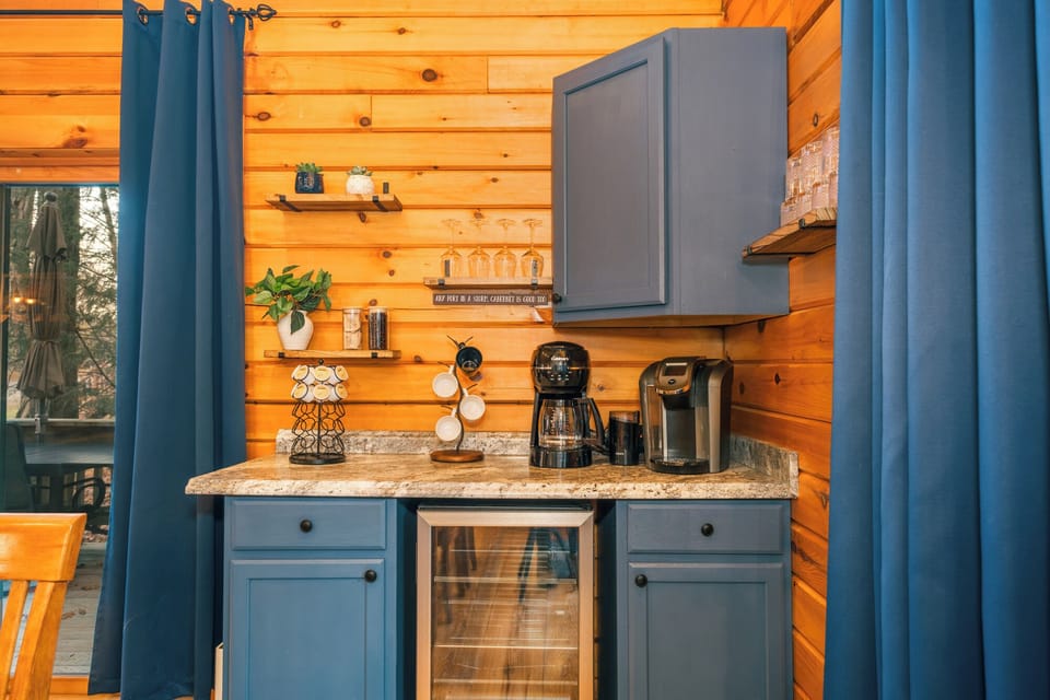 Coffee bar - we provide some coffee to get your trip started!