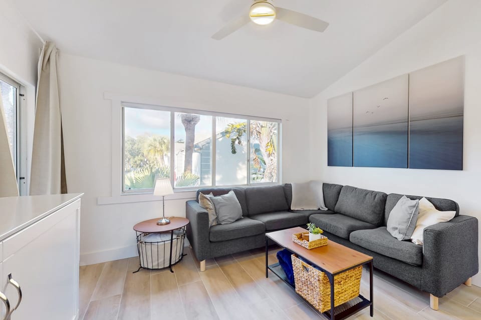 Bright & airy cozy living room