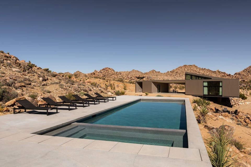 Large pool and spa.