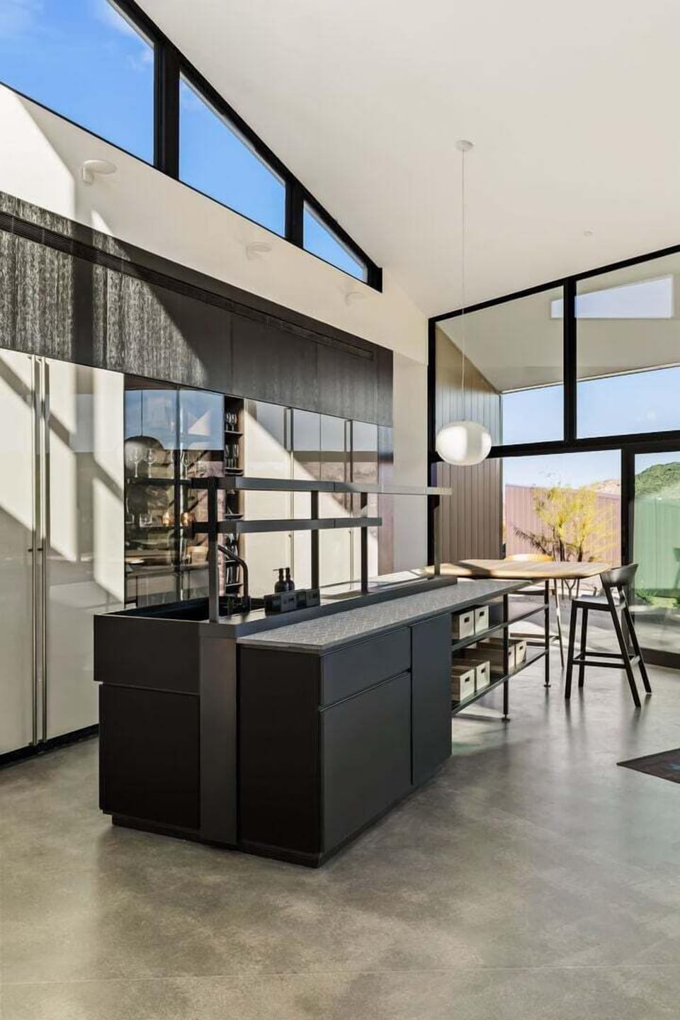 Custom Boffi kitchen.