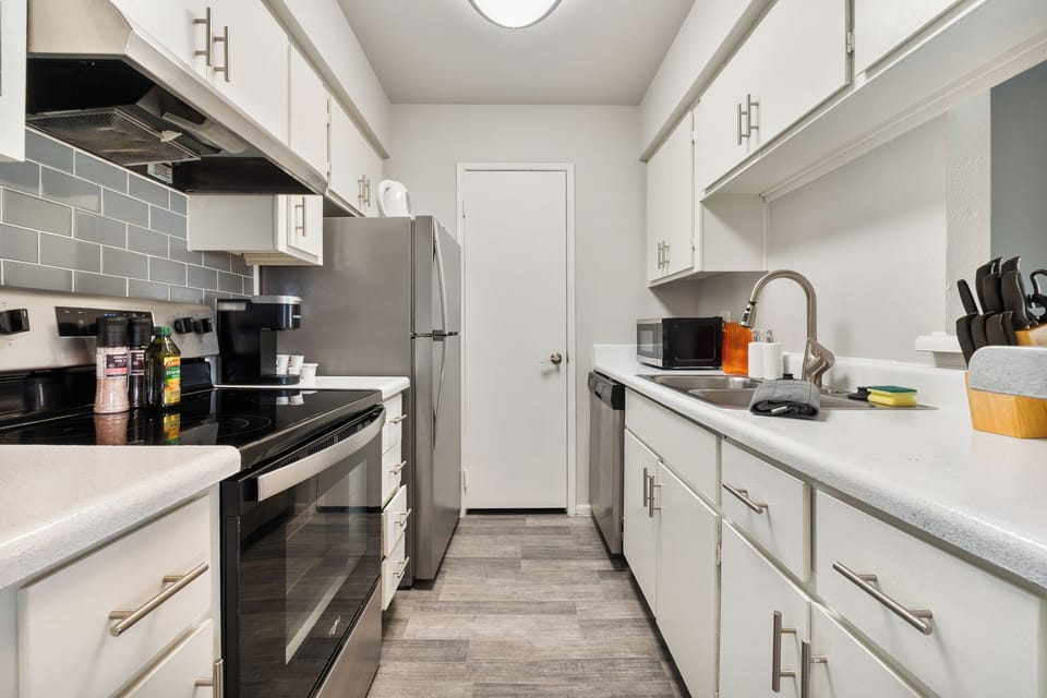 Fully equipped kitchen, perfect for longer stays