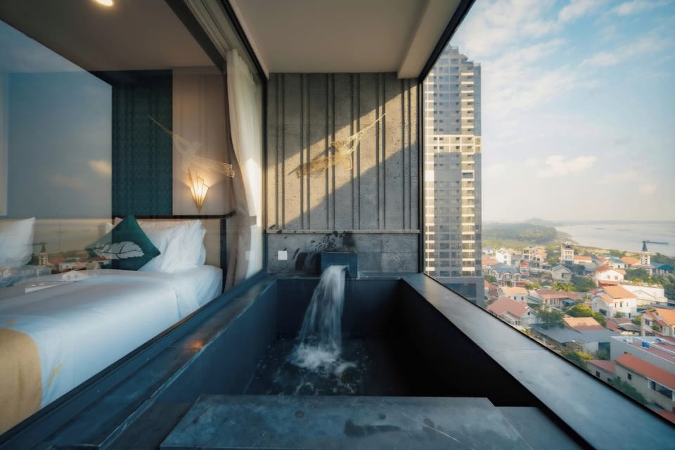 Private spa tub