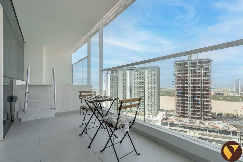 Luxury Apartment, Balcony, City View | Balcony view