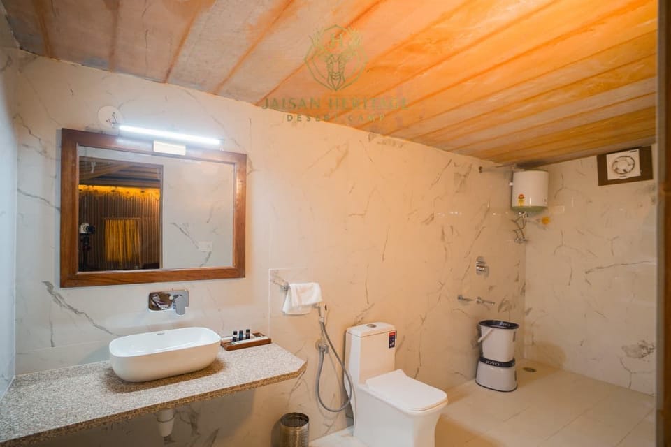 Deluxe Room, Patio, Resort View | Bathroom | Shower, hair dryer, towels, soap