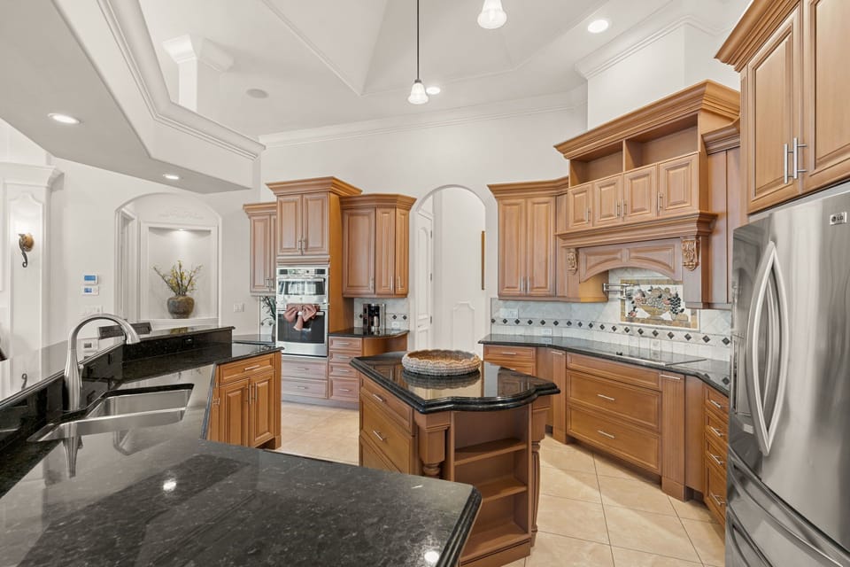 Plenty of Space in this Gourmet Kitchen