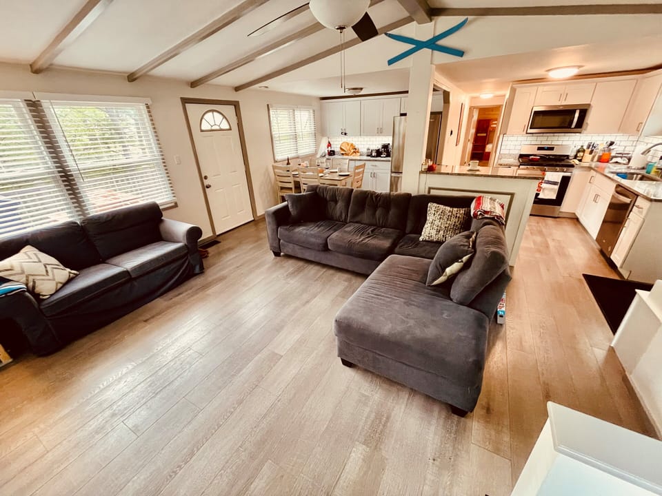 Open concept living room.