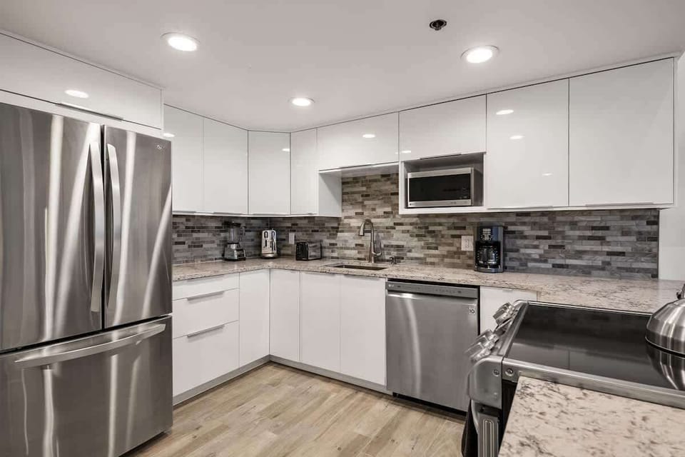New flooring and appliances