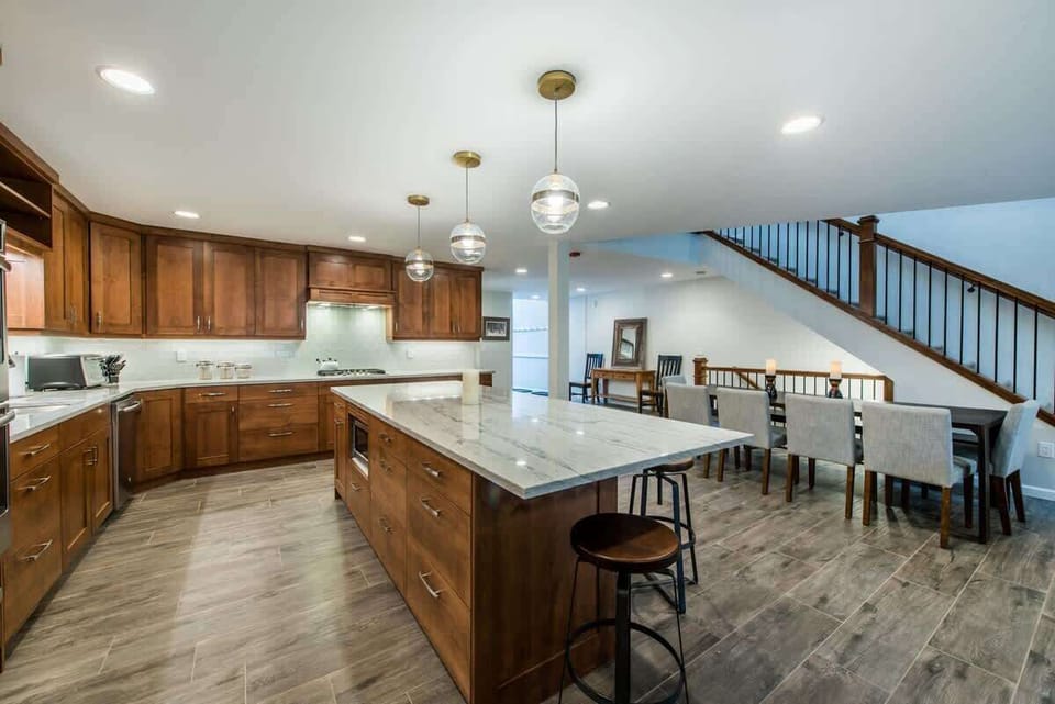 Spacious kitchen