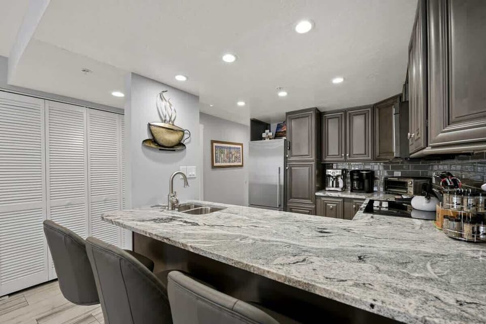 Full Kitchen with Sink and Updated Fridge/Freezer
