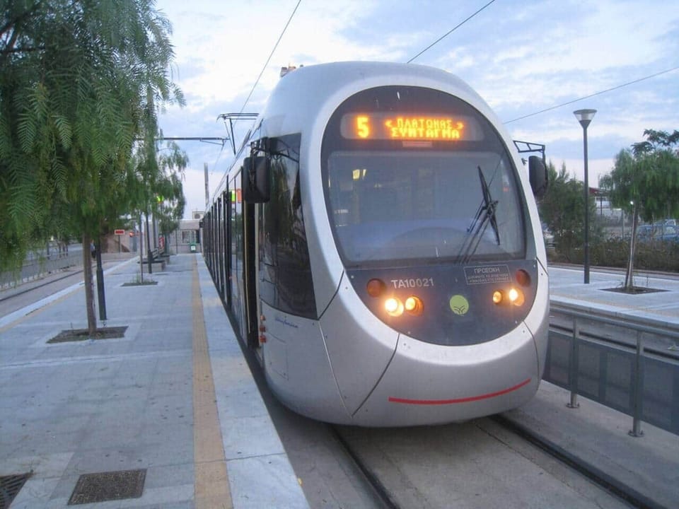 Tram stop nearby - the coastal tram goes directly to the city center, Syntagma square