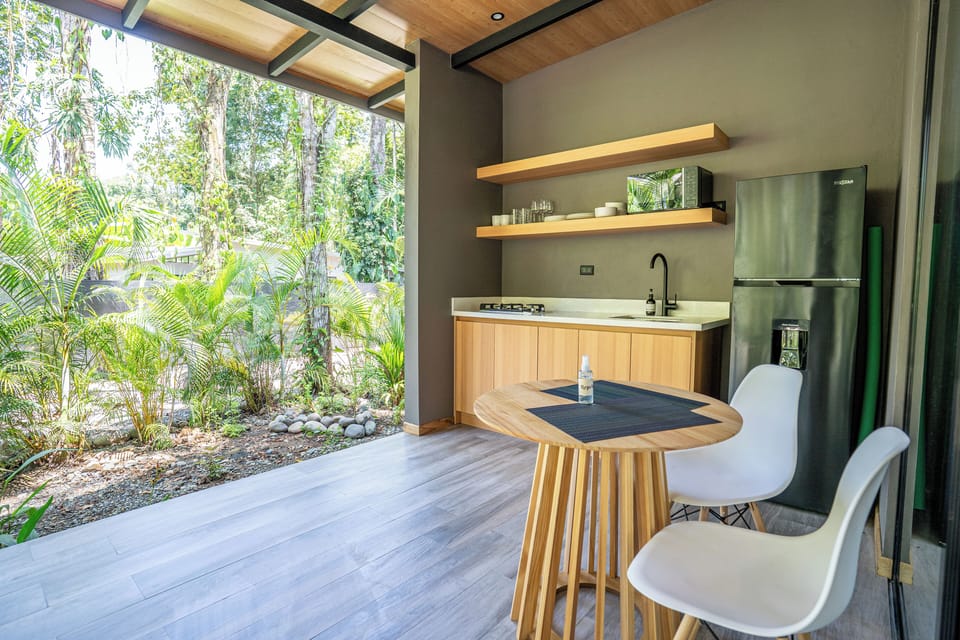 Bungalow, 1 King Bed, Private Pool | Living area