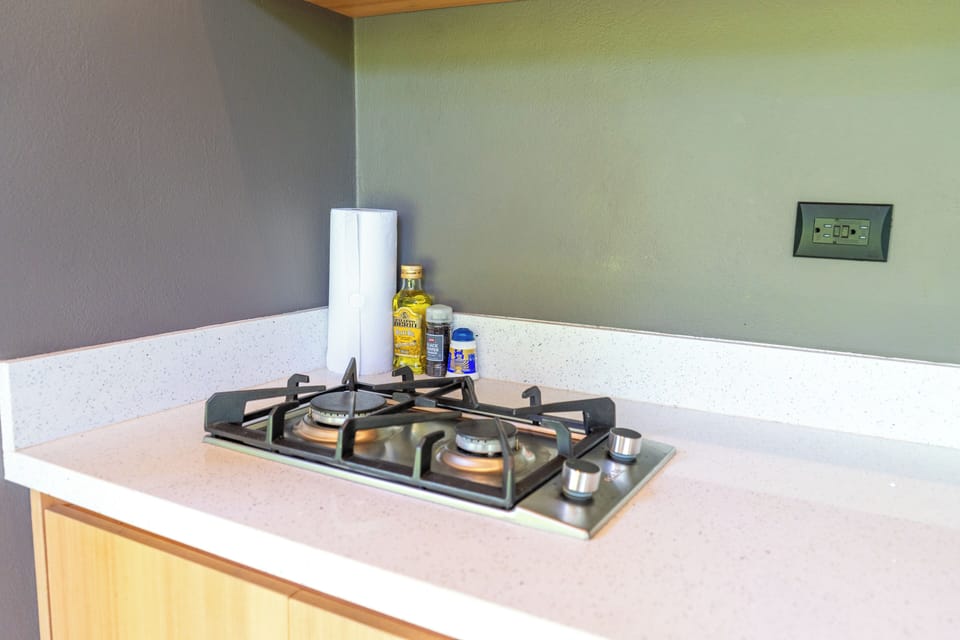 Bungalow, 1 King Bed, Private Pool, Garden View | Private kitchenette