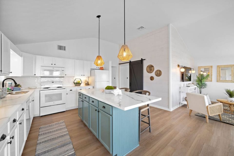 Another angle of the kitchen