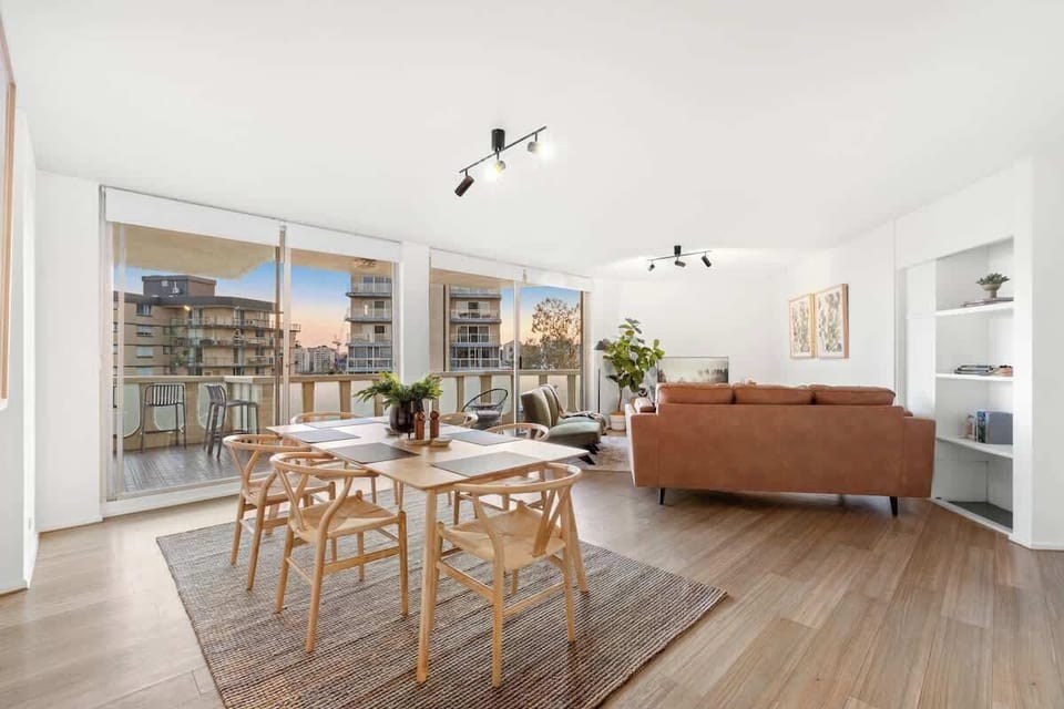 Opens to front balcony with views everywhere you look...