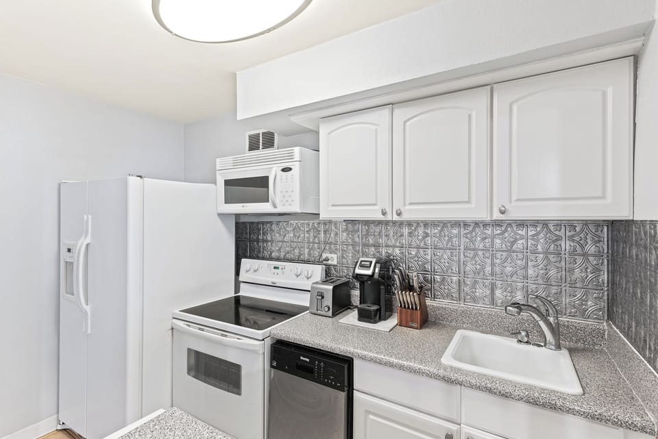 Kitchen stocked with most basic cooking items