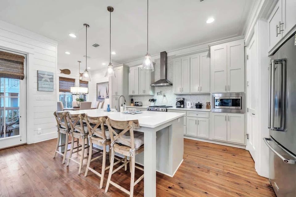Fully stocked kitchen