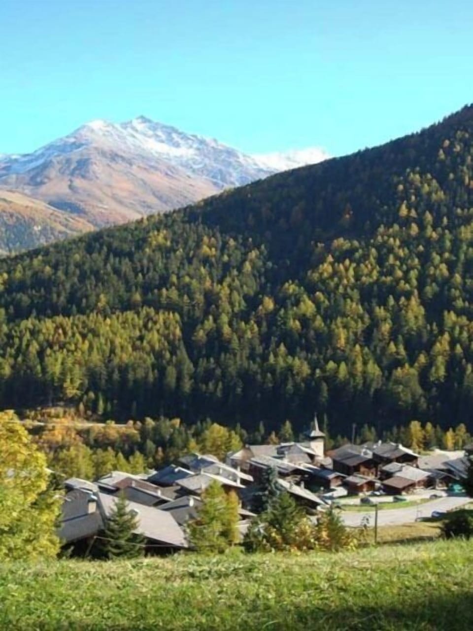 View on village