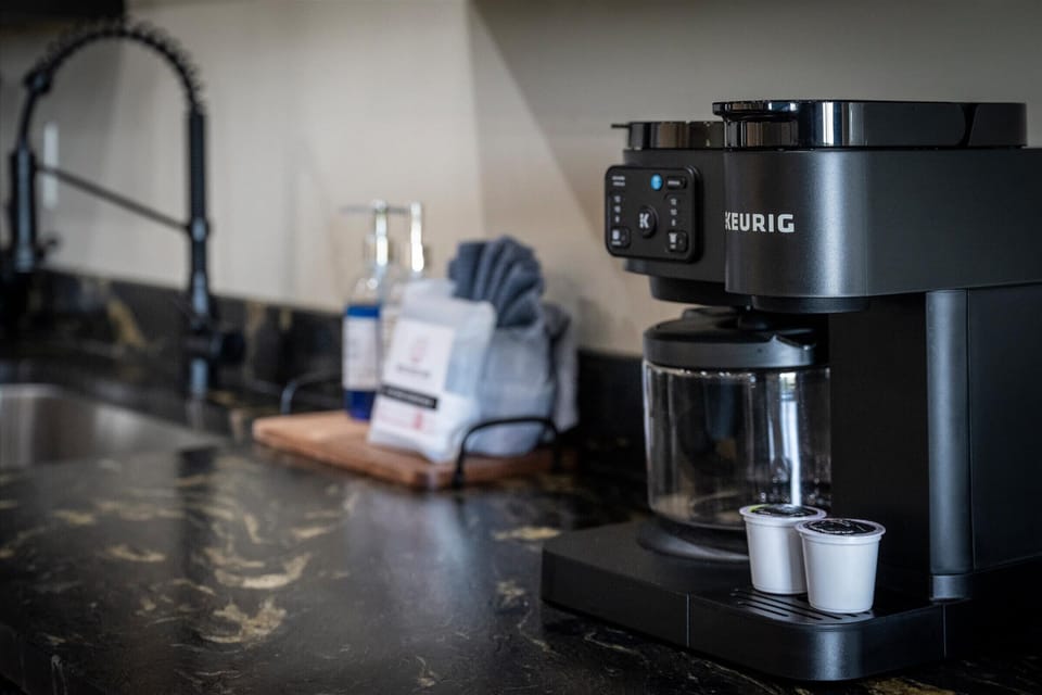 Fresh coffee is always ready for your Smoky Mountain stay.