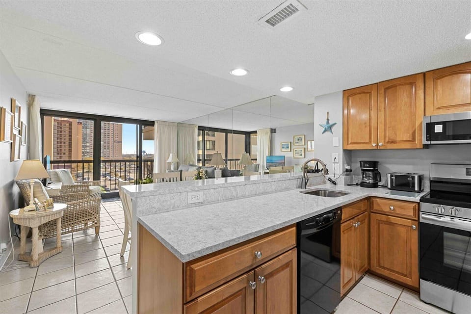 Plenty of Counter space to prep you Beach cooler!