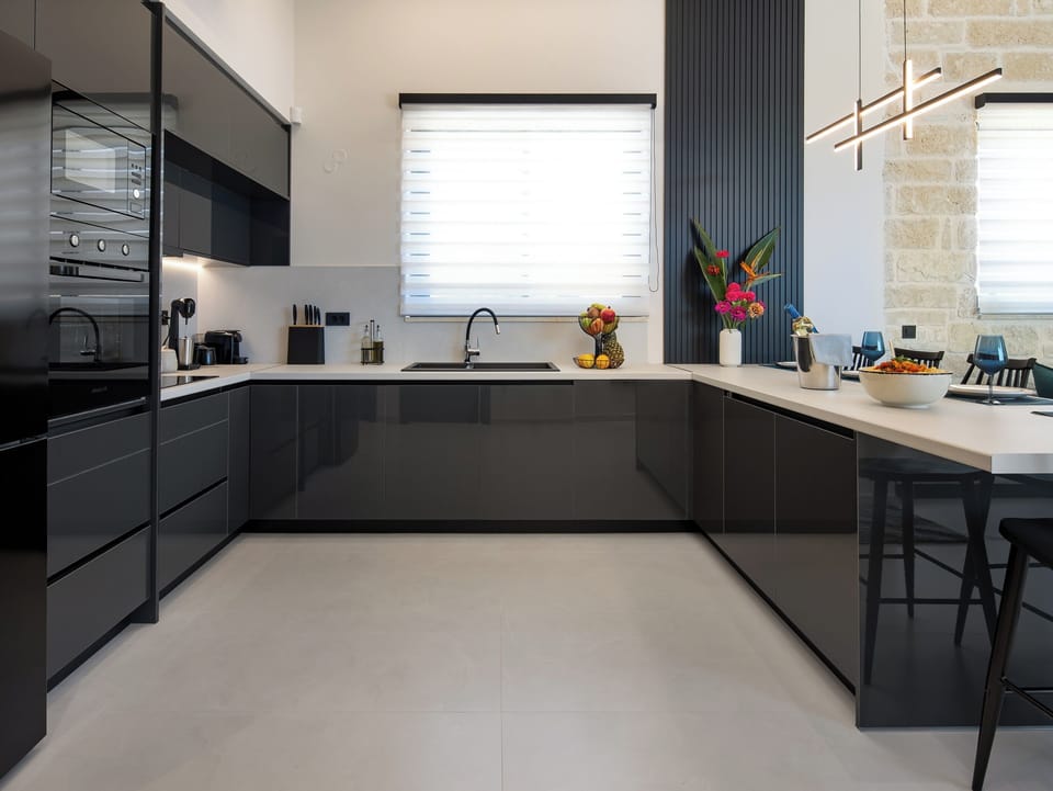Luxury Villa, Garden View | Private kitchen | Espresso maker, electric kettle, toaster, cleaning supplies