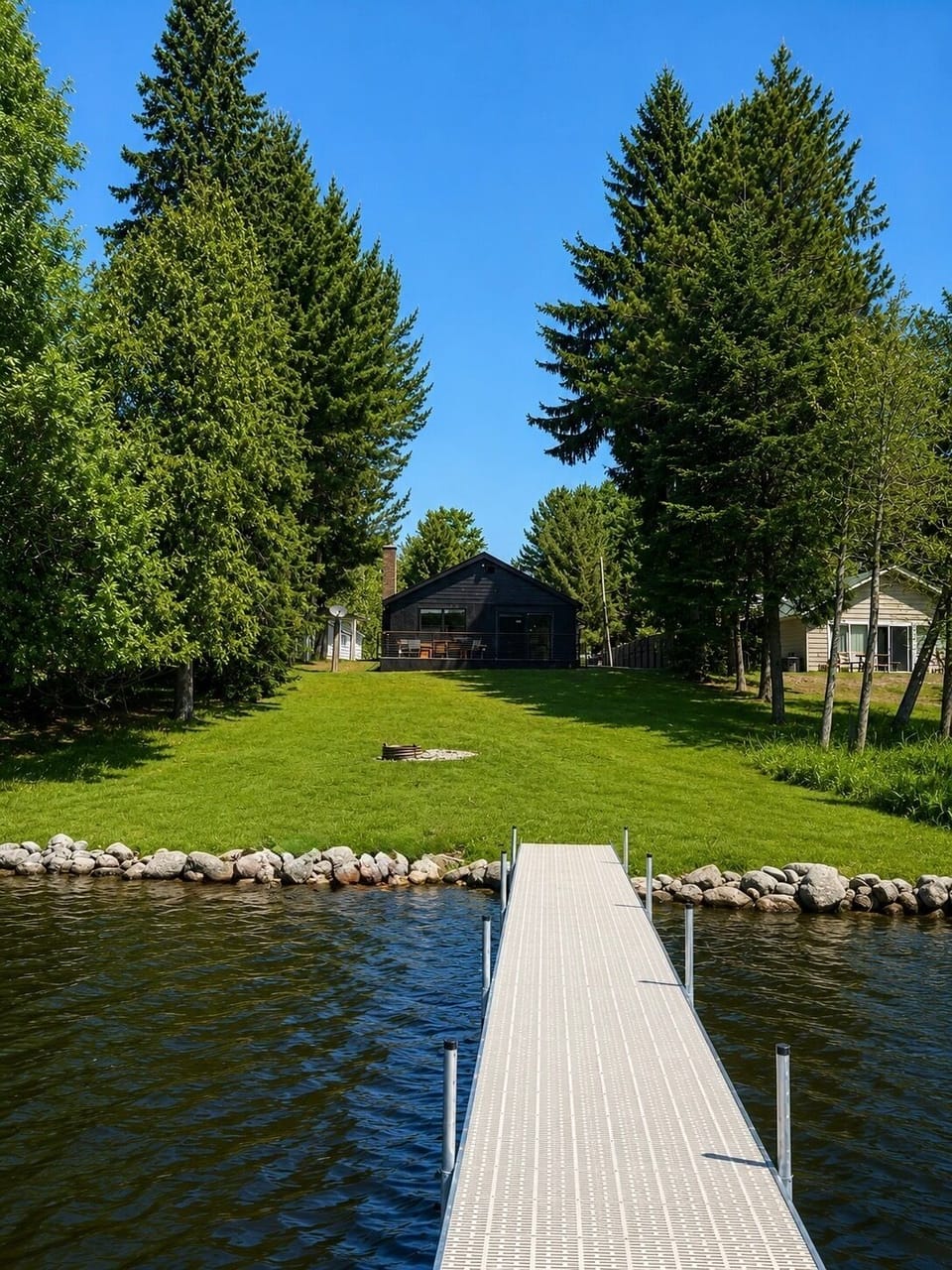 View from the dock
