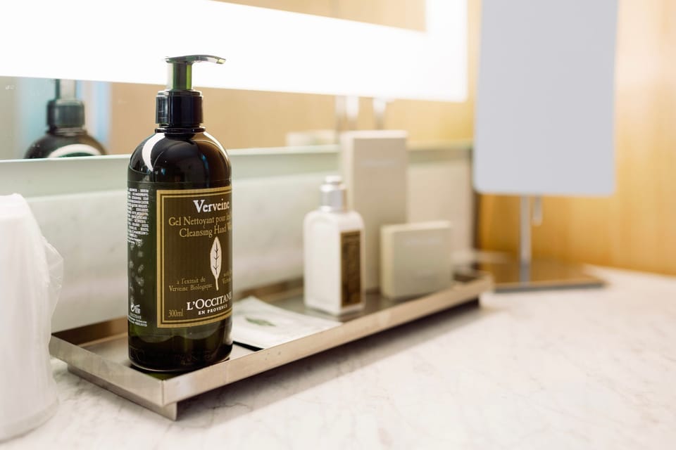 Indulge in luxury with refined amenities, where soothing scents elevate your retreat at Hotel Eleo.