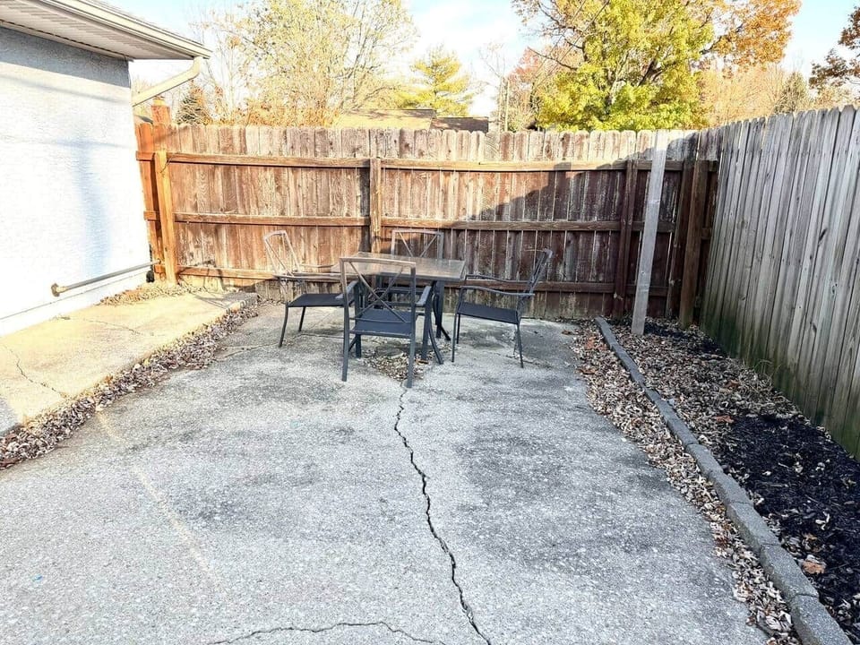 Backyard porch