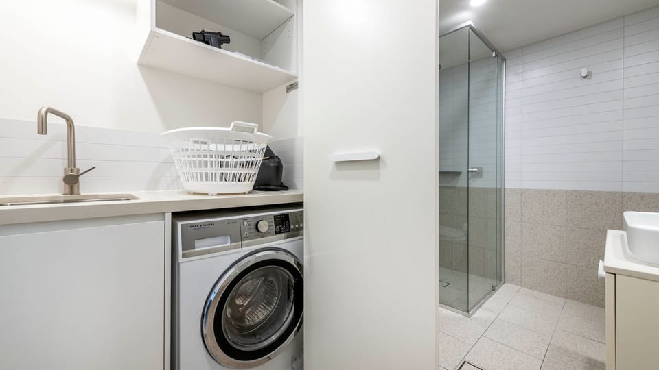 In-unit laundry for ultimate convenience during your stay.