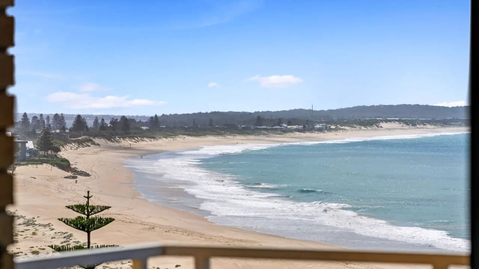 Sweeping beach views from the balcony